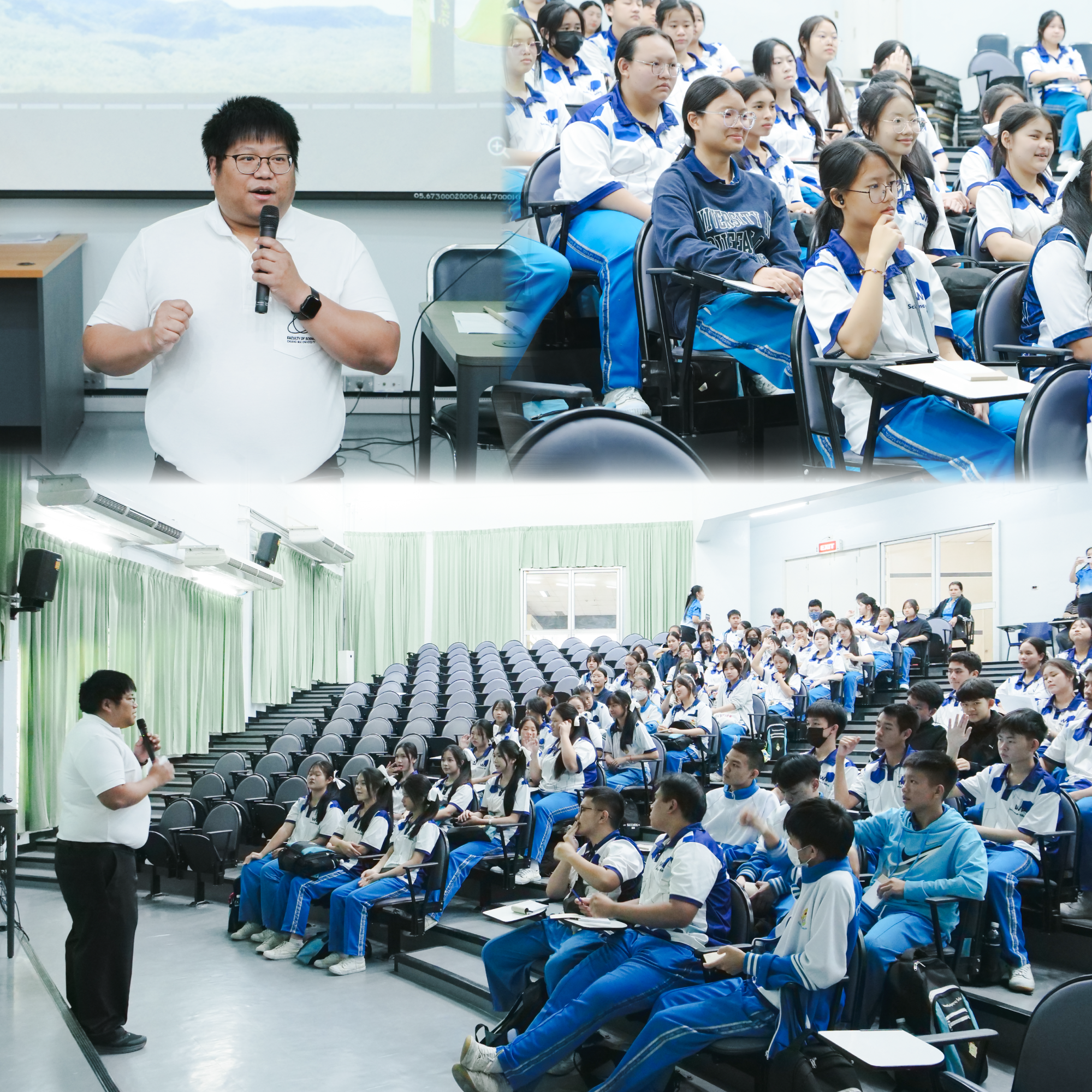 คณะวิทยาศาสตร์ต้อนรับนักเรียนจากโรงเรียนวัฒโนทัยพายัพ จังหวัดเชียงใหม่ เข้าเยี่ยมชมคณะ