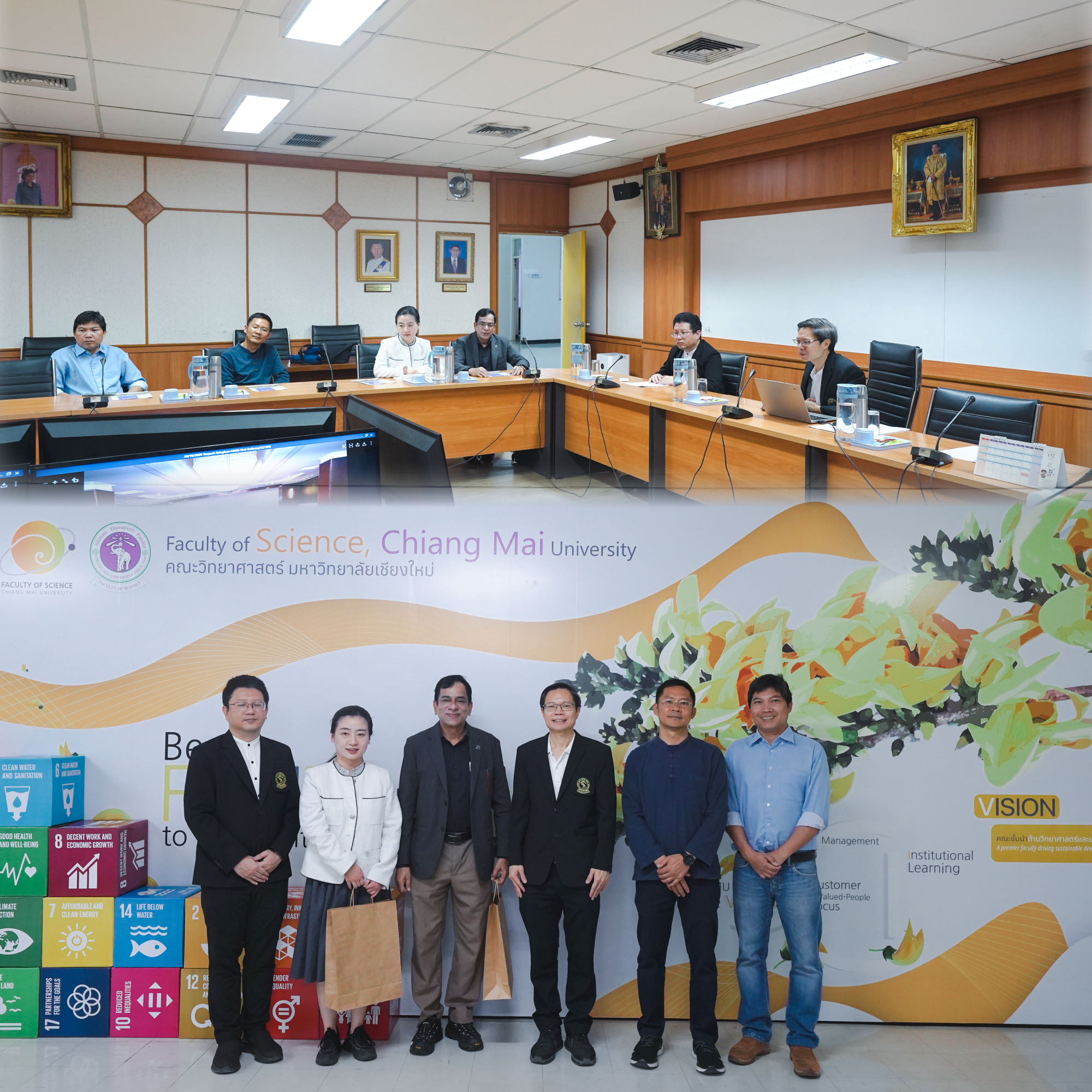 คณะวิทย์ มช. ต้อนรับคณาจารย์จาก China University of Geosciences (Beijing) หารือการเตรียมความพร้อมเจ้าภาพประชุมธรณีวิทยาระดับโลก 