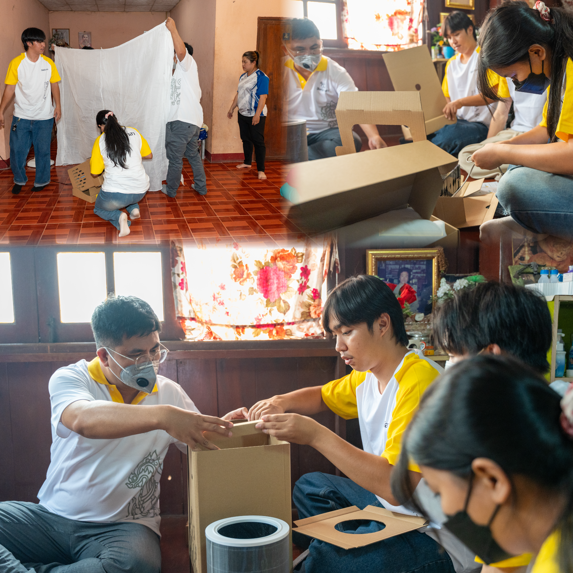 ลงพื้นที่ช่วยเหลือผู้ประสบภัยฝุ่น PM2.5