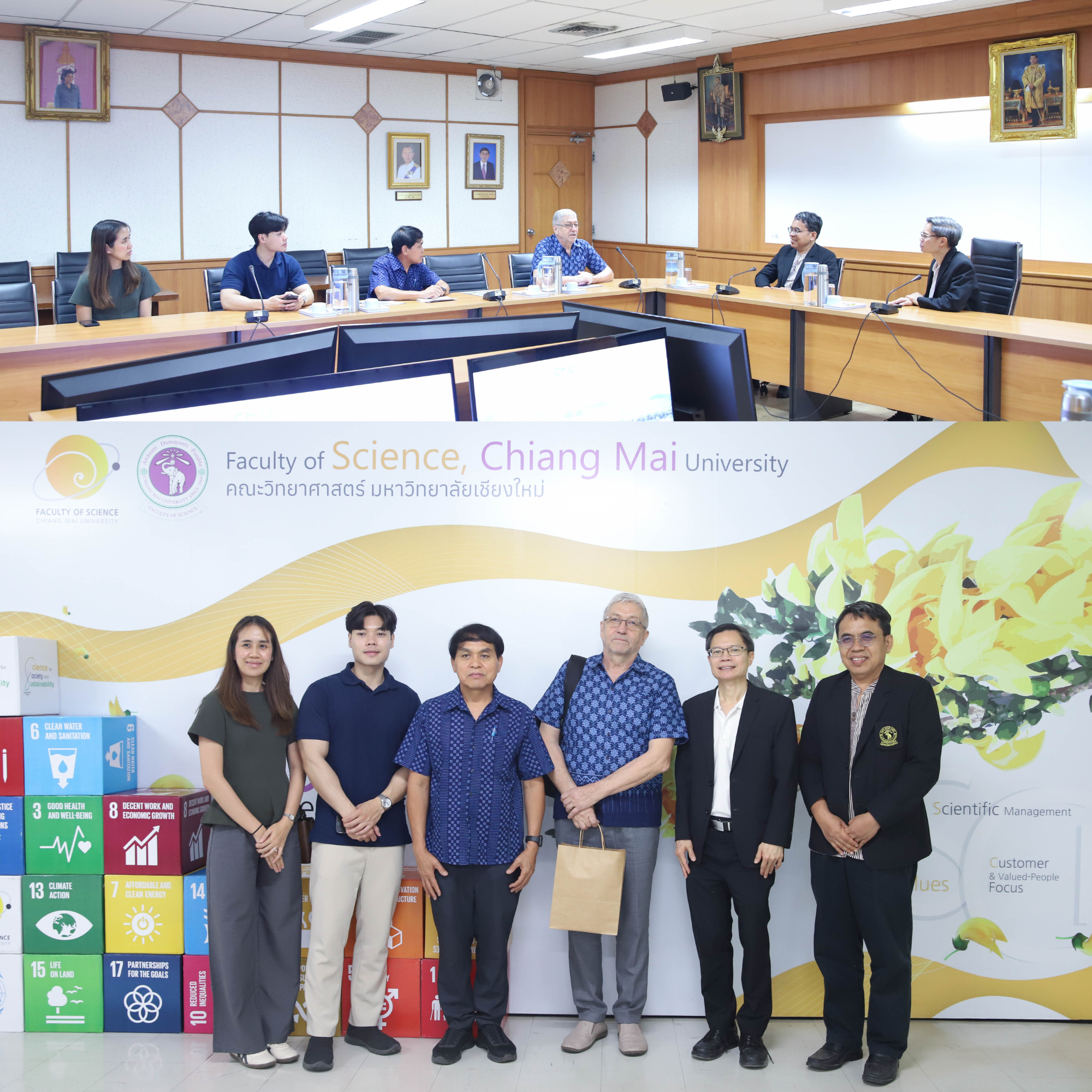 คณะวิทยาศาสตร์ต้อนรับอาคันตุกะจาก Technical University of Cluj-Napoca ประเทศโรมาเนีย 