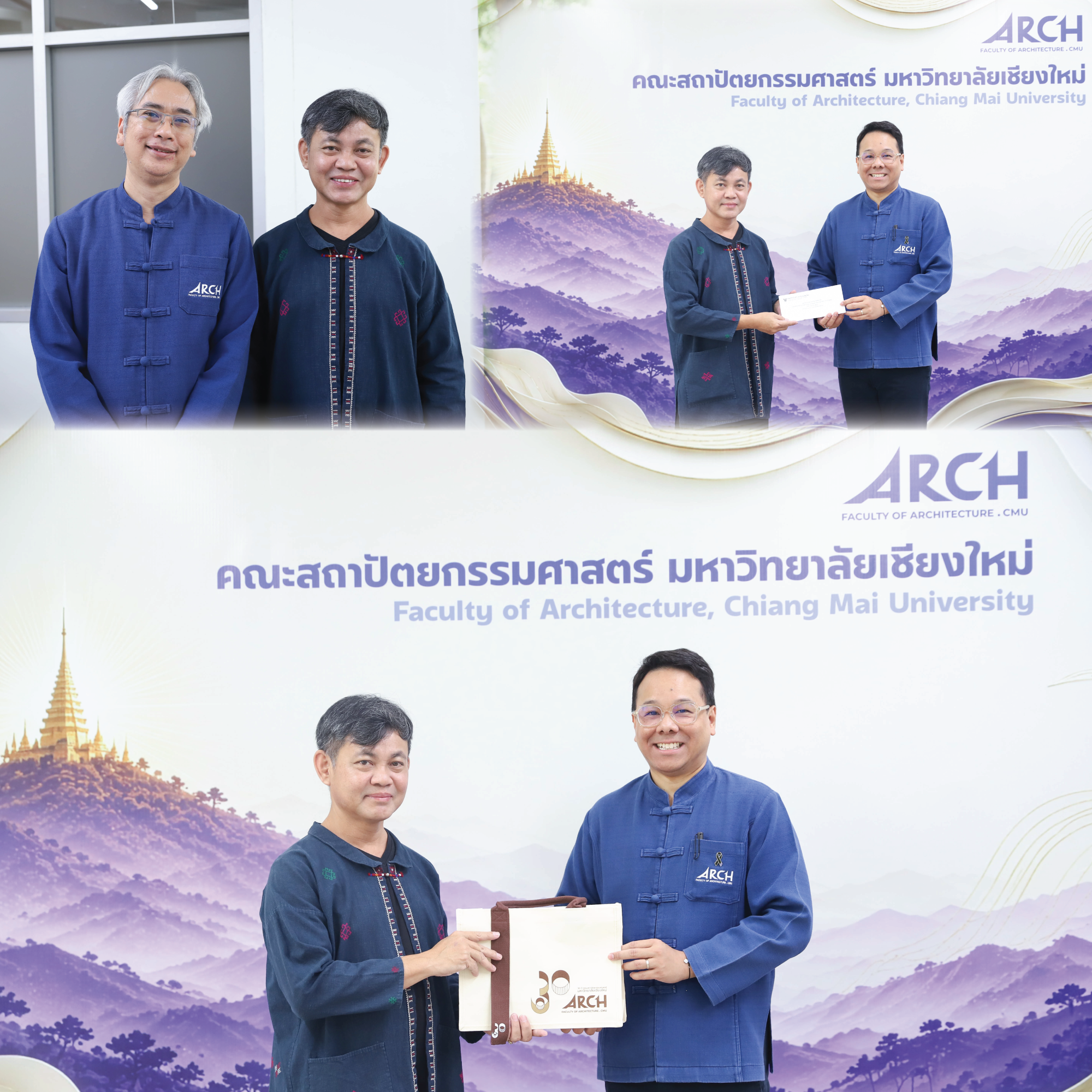 ผู้บริหารคณะวิทยาศาสตร์ร่วมพิธีทำบุญเนื่องในวันคล้ายวัยสถาปนาคณะสถาปัตยกรรมศาสตร์