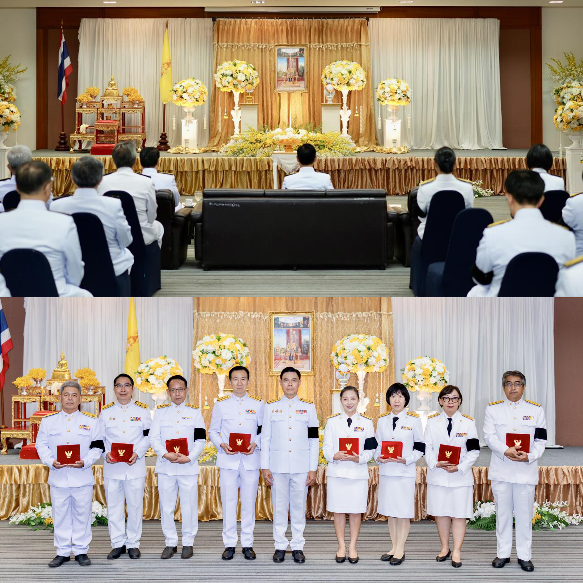บุคลากรคณะวิทยาศาสตร์เข้ารับพระราชทานเครื่องราชอิสริยาภรณ์ชั้นสายสะพาย ประจำปี 2567 และ 2568