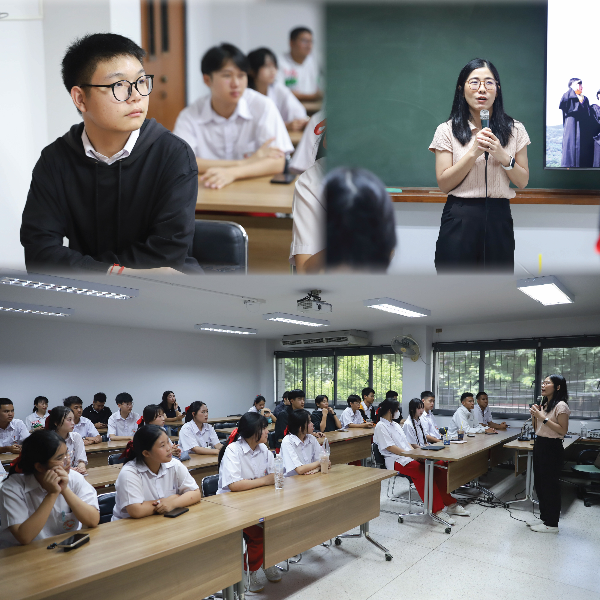 คณะวิทยาศาสตร์ต้อนรับคณะครูและนักเรียนจากโรงเรียนเชียงรายวิทยาคม ในกิจกรรมเปิดโลกการเรียนรู้และการแนะนำหลักสูตรระดับอุดมศึกษา